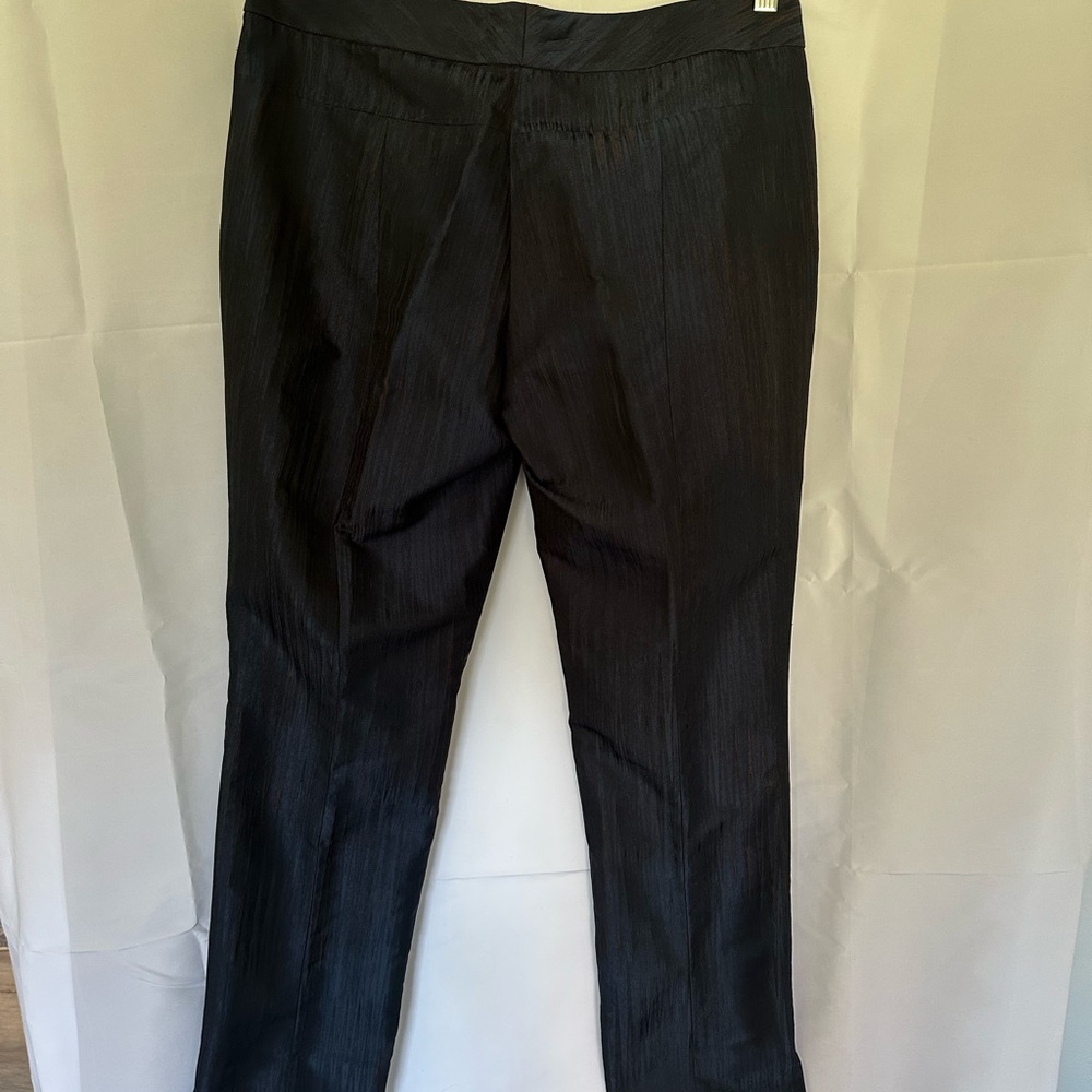 Elie Tahari Black Straight Leg Dress Pants